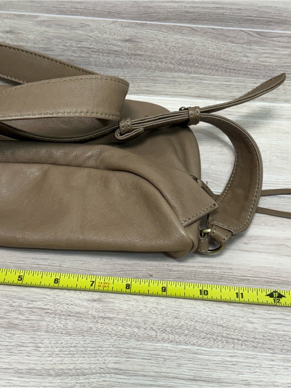 HOBO Taupe Leather Belt Bag - Picture 12 of 14